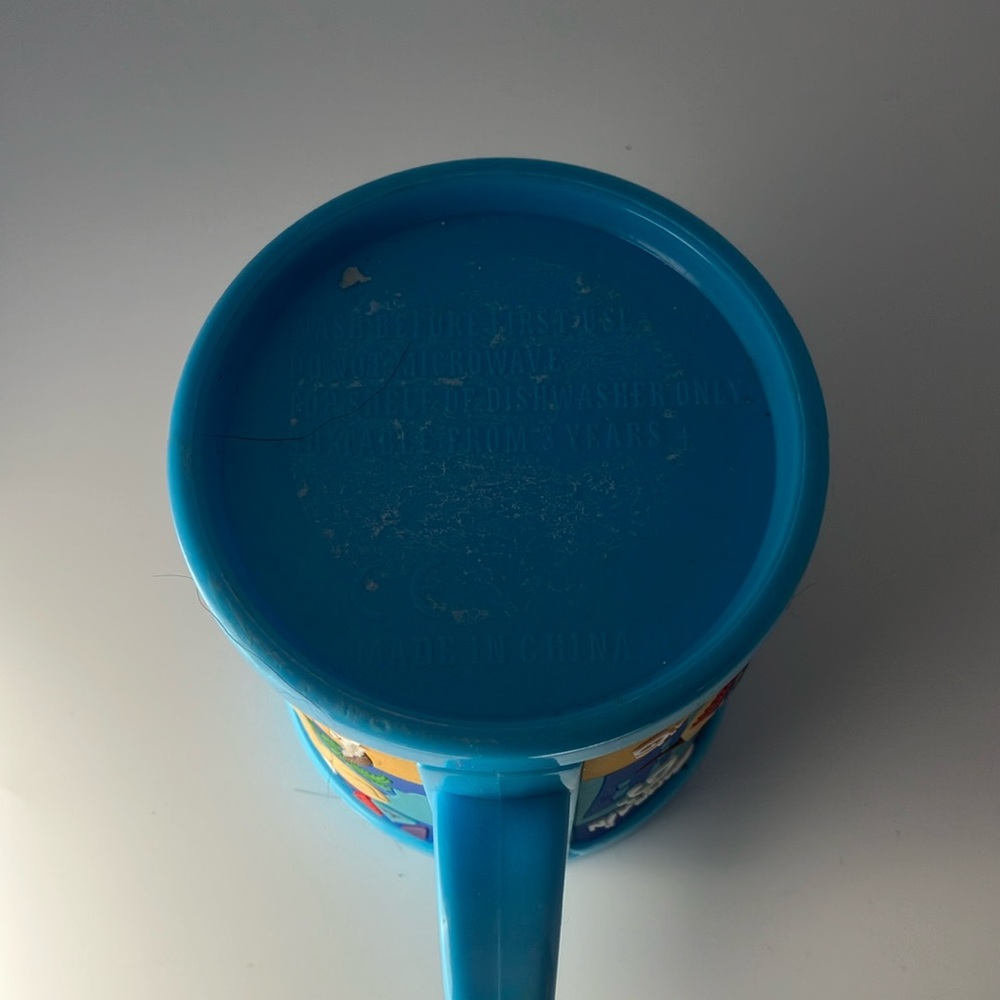 Bahrain Themed plastic Blue kids Mug - Picture 6 of 6